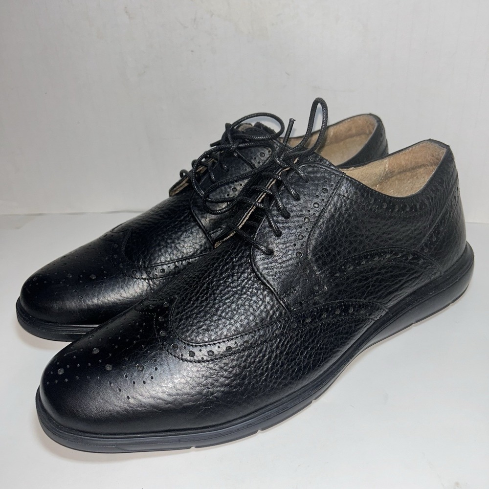 Florsheim Comfortech Indio Wingtip Oxford Men's Dress Shoes Black Leather 13M